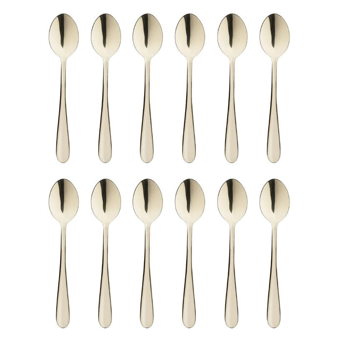 Olympia Buckingham Theelepels Champagne Goud (12 stuks)