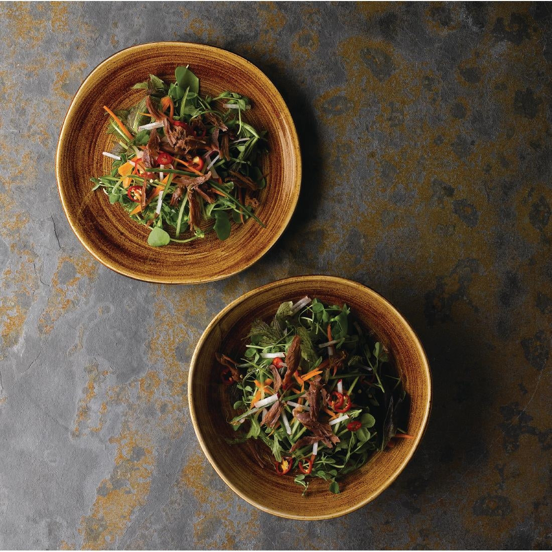 Churchill Stonecast Patina Vintage Copper Evolve Coupe Kom 18.4cm (pak van 12)