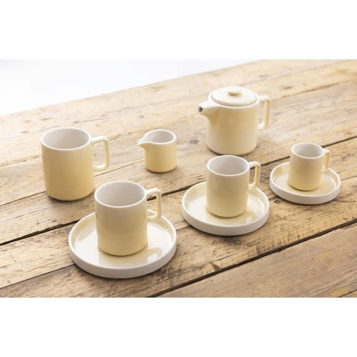 Olympia Fondant kopjes lemon geel 85ml (6 stuks)