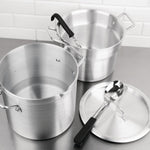 Vogue aluminium pan met au bain marie inzet 10L