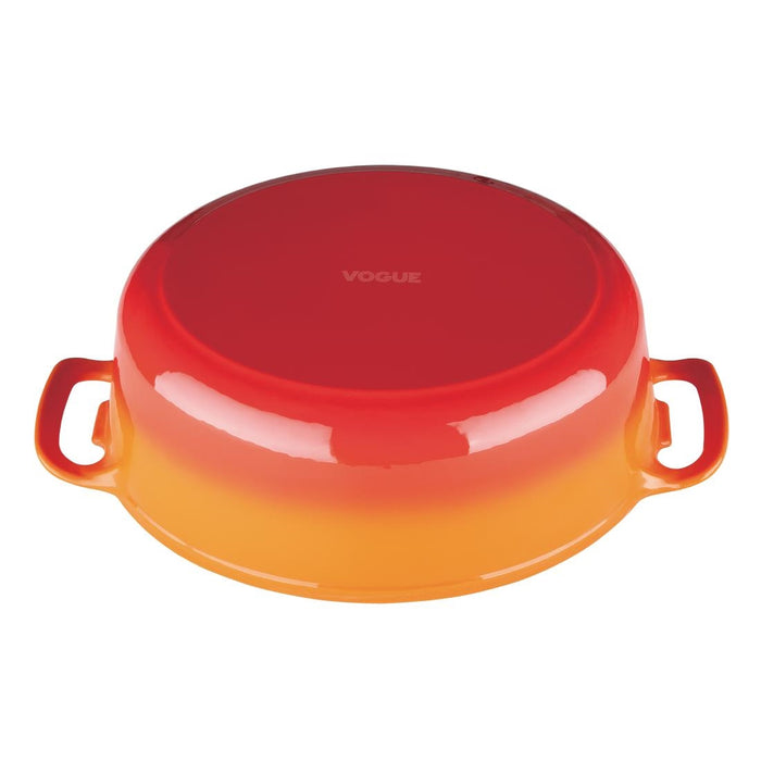 Vogue oranje ovale braadpan 5ltr