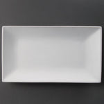 Olympia Whiteware rechthoekige serveerschalen 31x18cm (2 stuks)