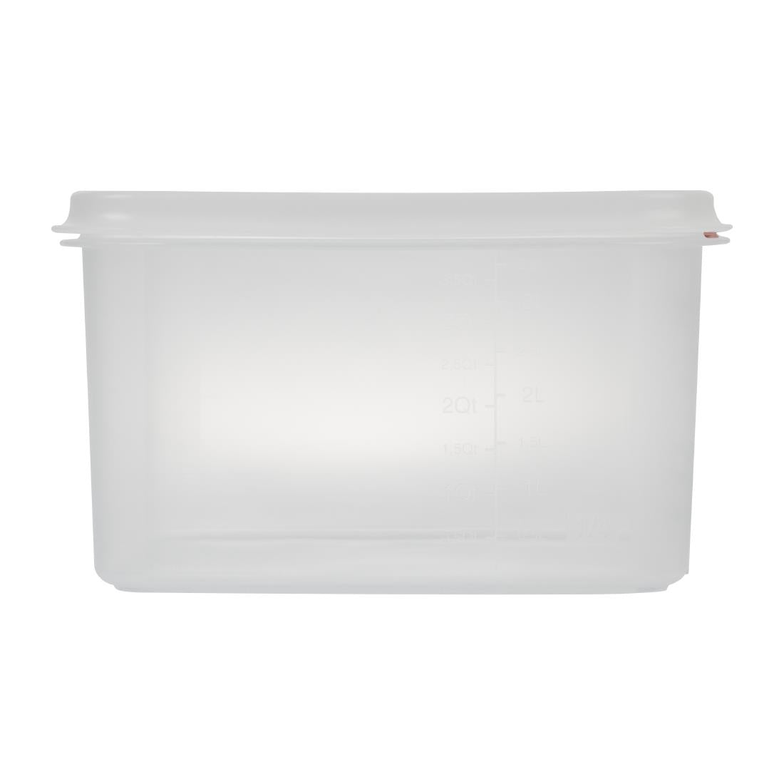 Araven GN 1/4 voedselbak met deksel 4,3L (4 stuks)