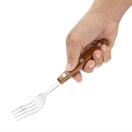 Olympia Steekvorken met PP Hout Effect Handvatten (12 stuks)