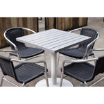 Bolero gietijzeren ronde tafelvoet wit 548(B)x728(H)mm