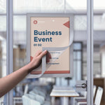 Europel Infokader / Zelfklevende Set 2 Stuks A5 Zilver