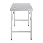 Vogue inklapbare RVS werktafel 120cm