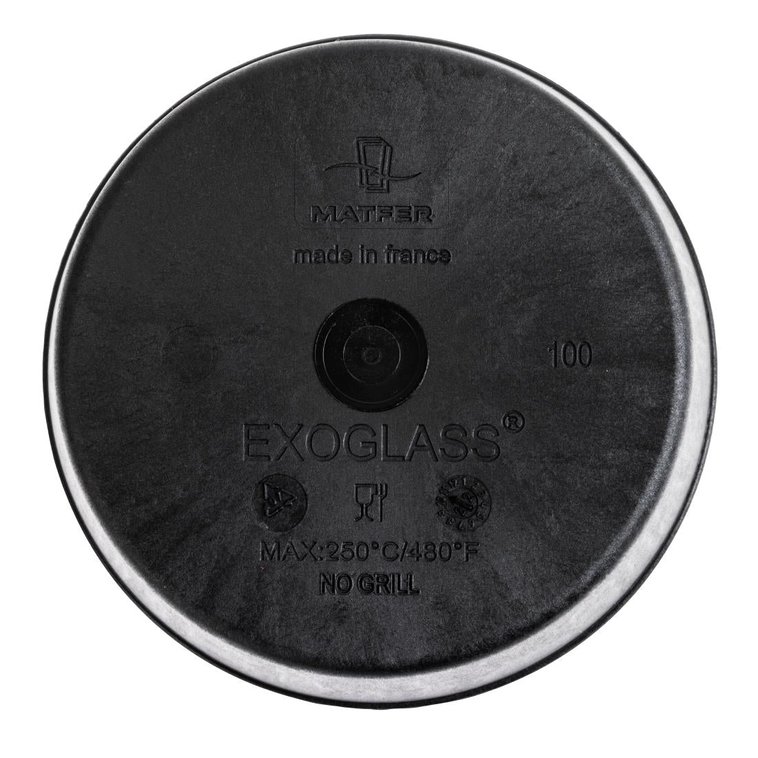 Matfer Bourgeat Exoglass mini-taartvorm glad 10cm (12 stuks)