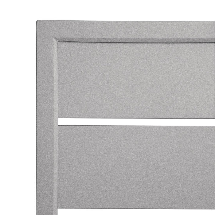 Bolero Aluminium Vierkant Tafelblad Lichtgrijs 700mm