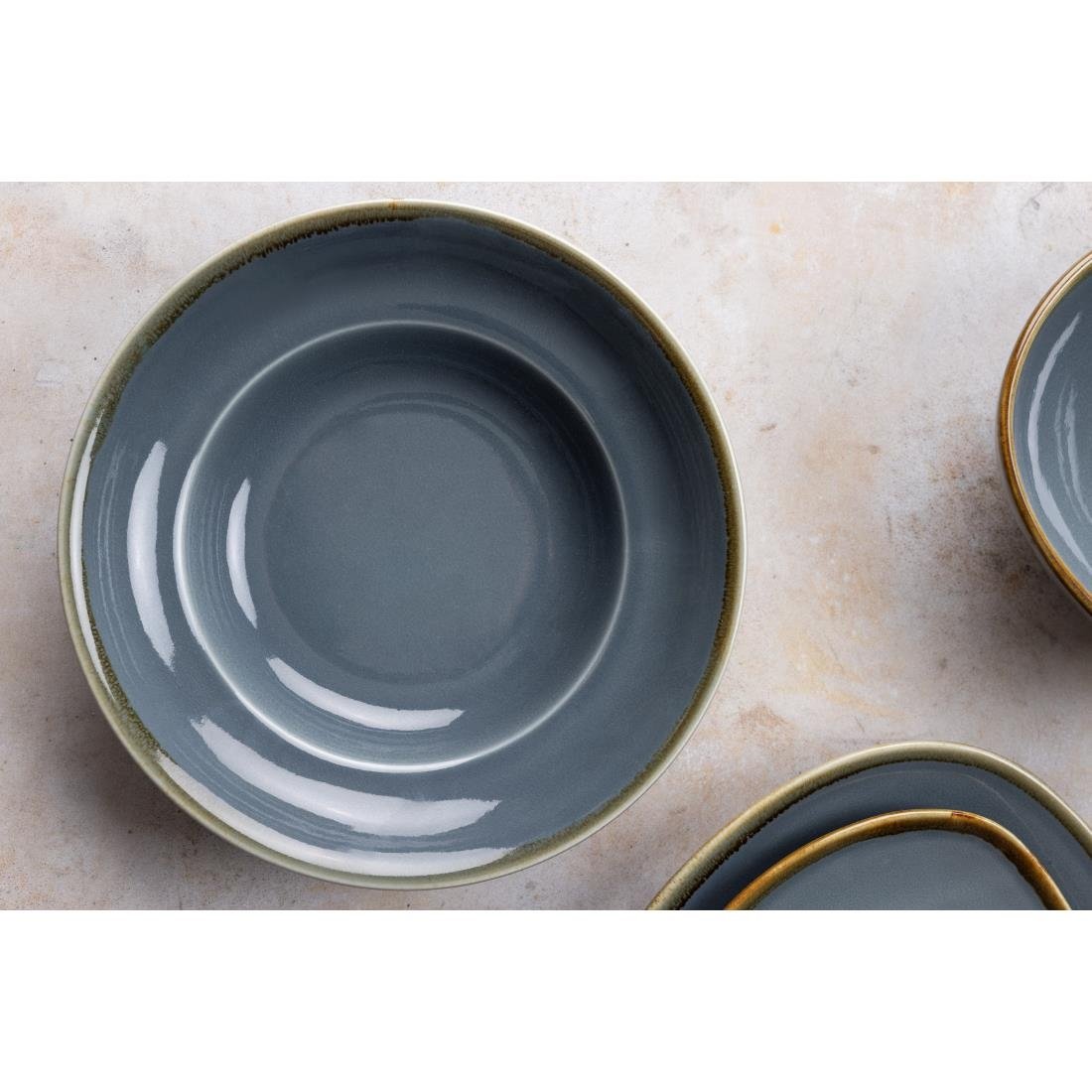 Olympia Kiln pastakommen oceaanblauw 250mm (4 stuks)