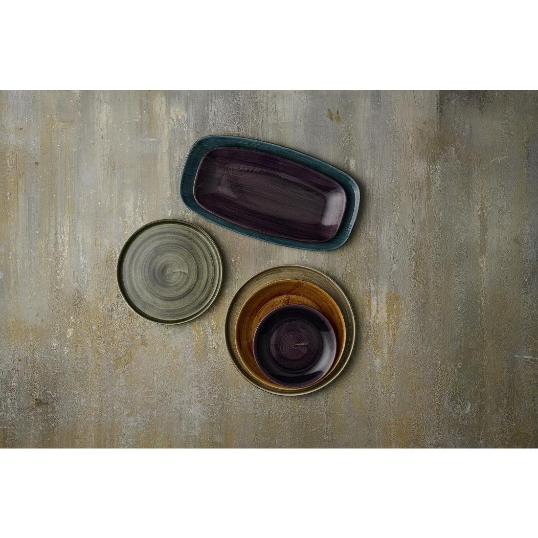 Churchill Stonecast Patina Cobalt Deep Purple Evolve Coupe Bord 26cm (pak van 12)