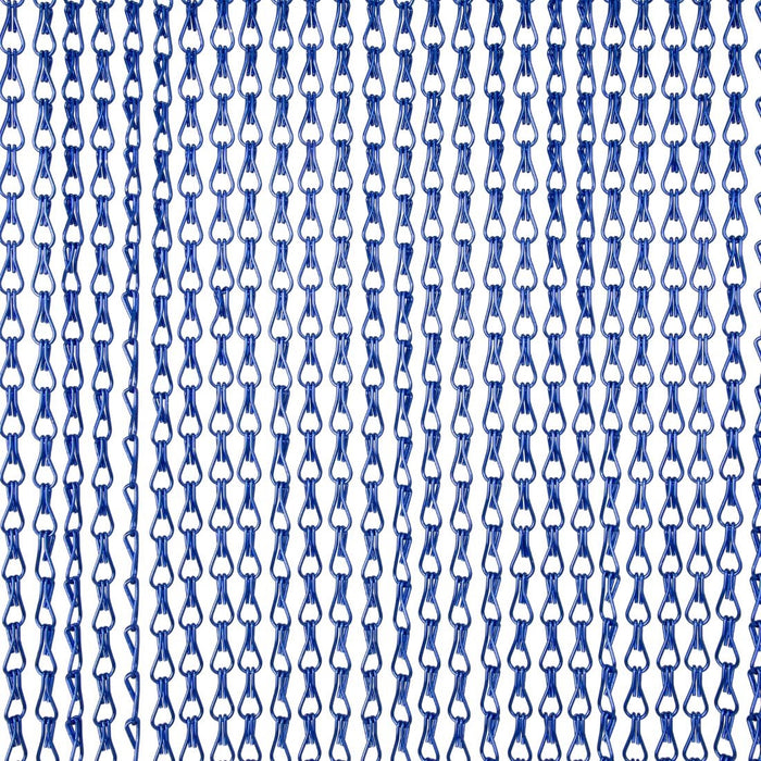 EazyZap Keten Deur Vliegengordijn - Blauw