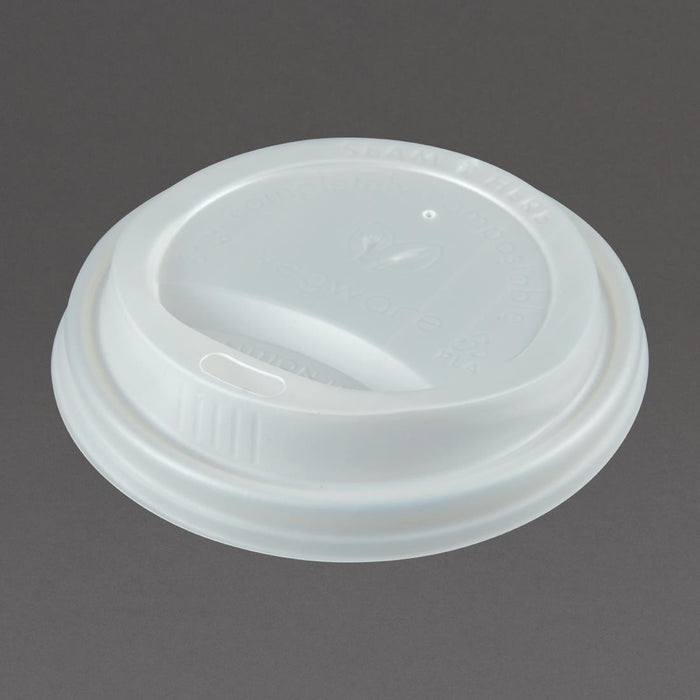 Vegware 79-serie deksels voor dubbelwandige bekers 230ml (500 stuks)