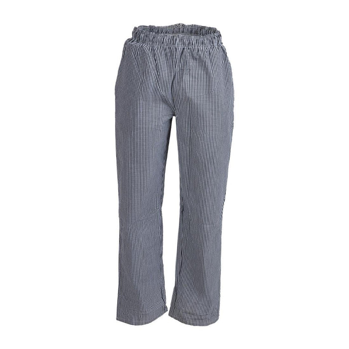Whites Vegas unisex koksbroek zwart-wit geruit L