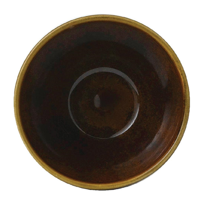 Churchill Super Vitrified Nourish Black Onyx Two Tone Contour Schalen 240ml (Pak Van 12)