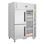 Polar g-serie opstaande dubbele stabiele deur gastro vriezer 1200ltr