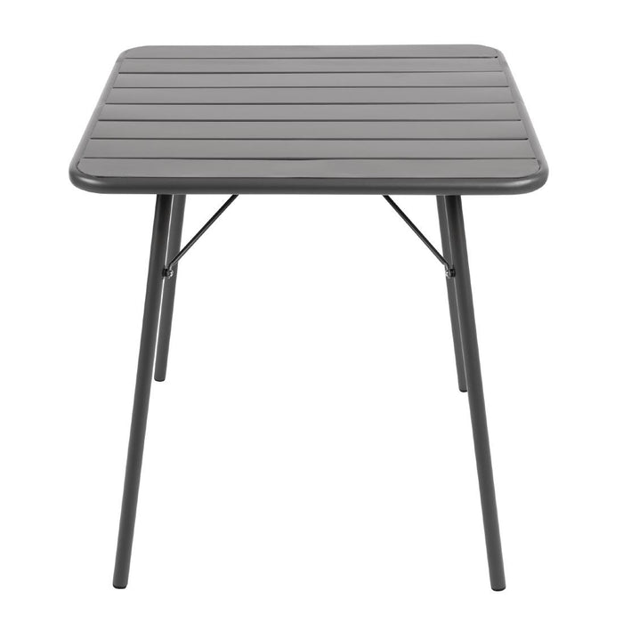 Bolero vierkante stalen tafel grijs 70cm
