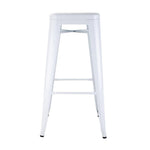 Bolero Bistro Hoge Krukken Van Staal, Wit (4 Stuks)