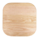 Bolero Cantina lage kruk met houten zitting metallic grijs (4 stuks)