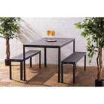 Bolero Valletta Grijs Gelat Oosterse Tafel 1560mm