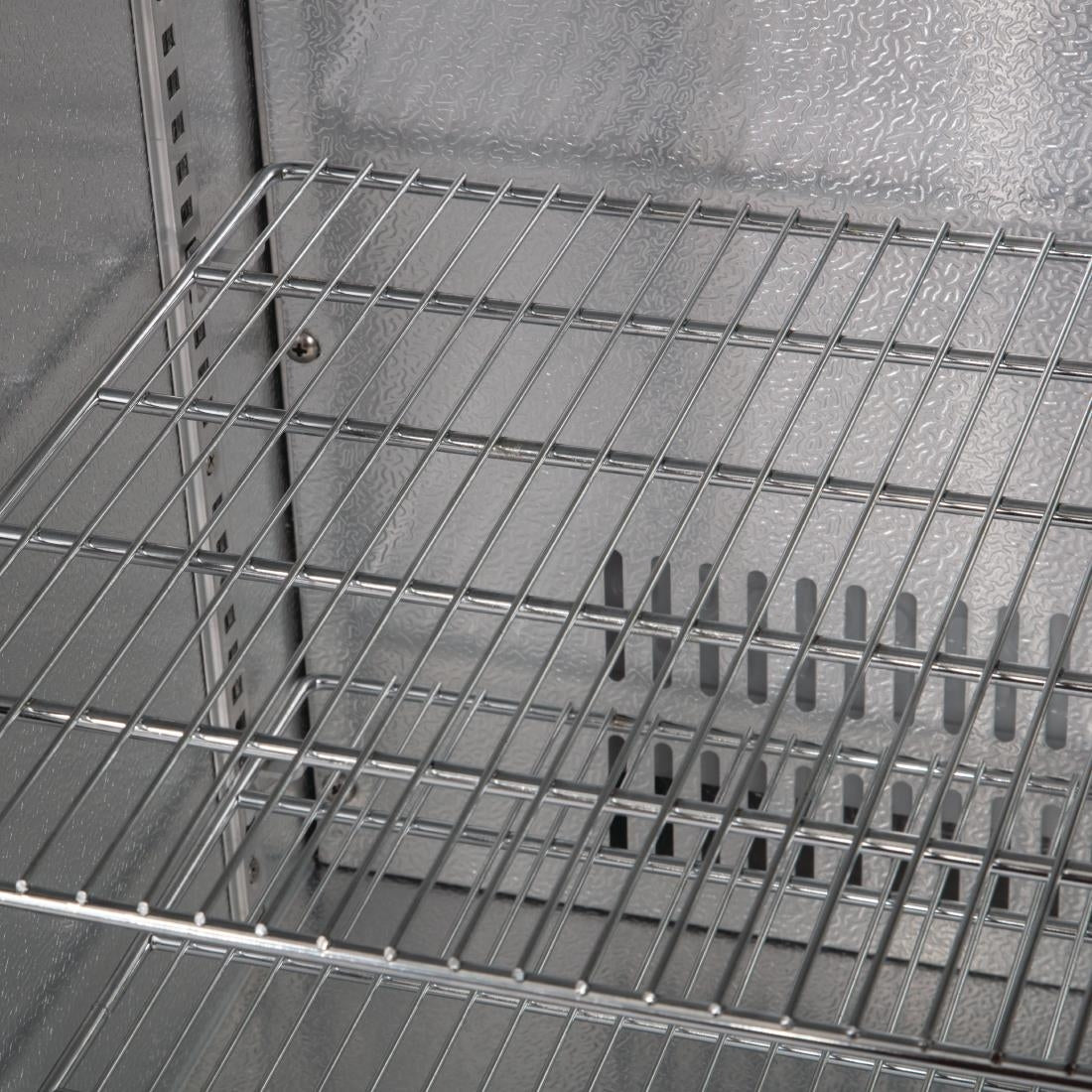 Polar G-serie 2-deurs barkoeling met klapdeuren zwart 198L