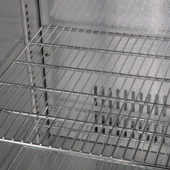Polar G-serie 2-deurs barkoeling met klapdeuren zwart 198L