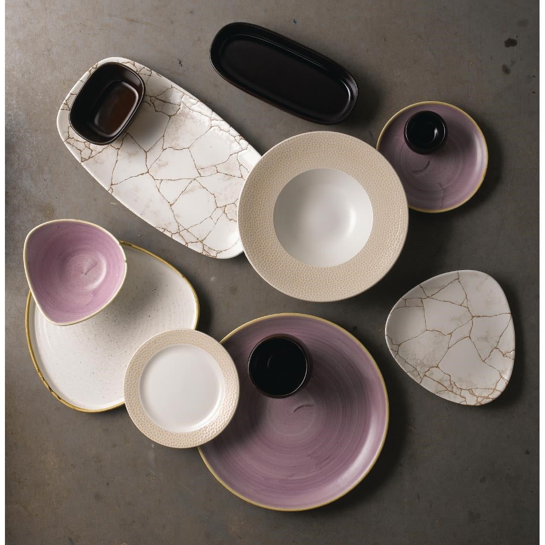 Churchill Stonecast Lavender Evolve Bord 16.5cm (pak van 12)