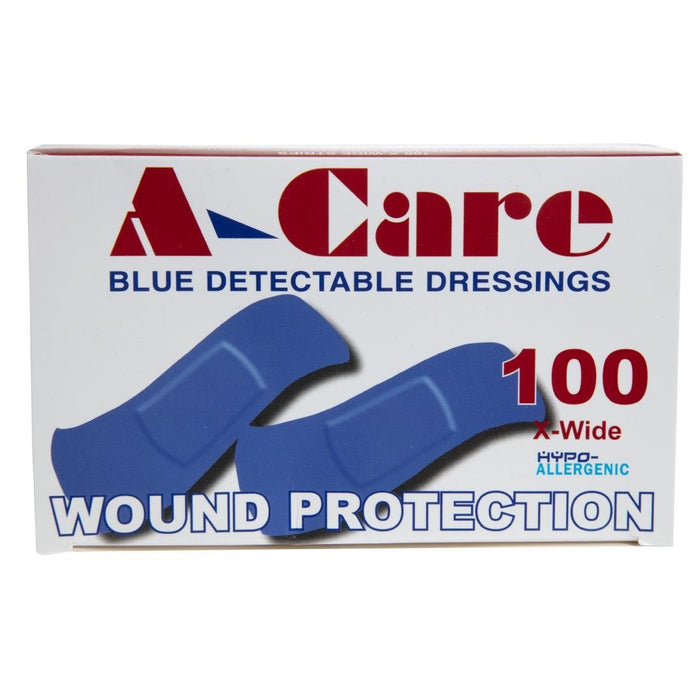 Blauwe standaard pleisters (100 stuks)