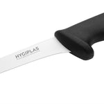 Hygiplas uitbeenmes 12,5cm zwart