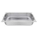 Vogue RVS GN 1/1 bak met handvatten 10cm