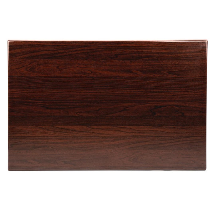Bolero rechthoekig tafelblad donkerbruin