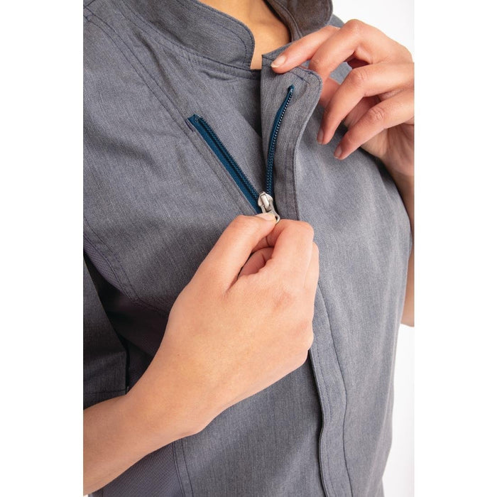 Koksbuis Unisex Inktblauw Korte Mouw XL