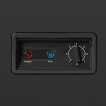 Nisbets Essentials vrieskist zwart 282L