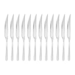 Olympia RVS steak- en pizzamessen (12 stuks)
