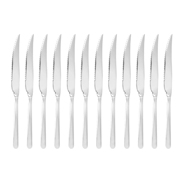 Olympia RVS steak- en pizzamessen (12 stuks)