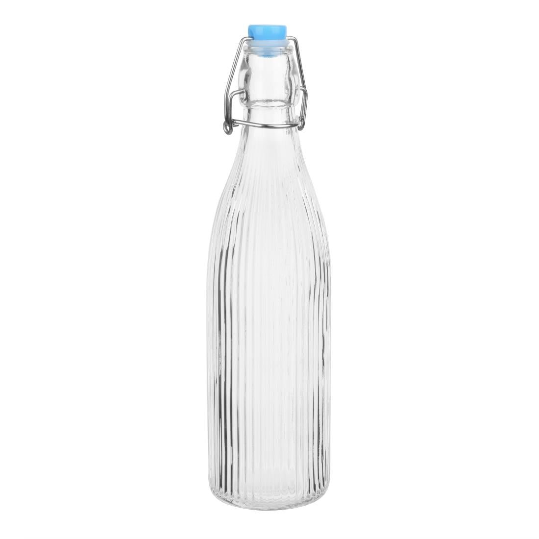 Olympia Geribbelde Swing Top Waterflessen 500ml (Pakket Van 6)