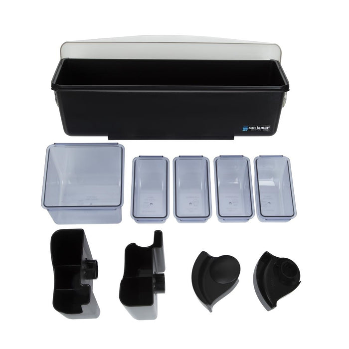 San Jamar garneercenter 5 compartimenten