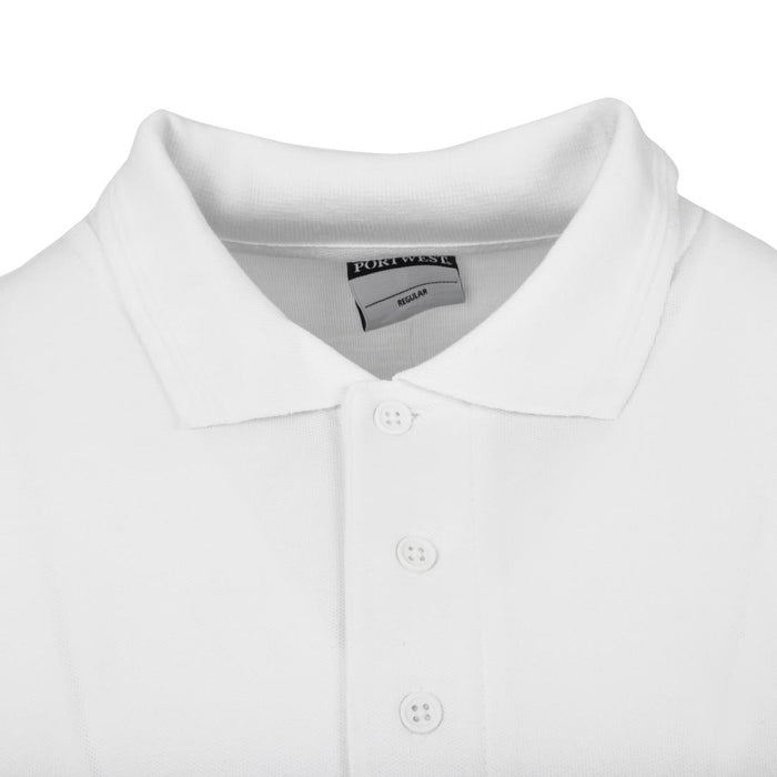 Unisex poloshirt wit S