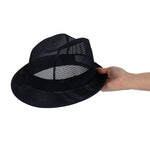 Trilby hoed donkerblauw M