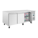 Polar U-serie 3-deurs counter met euronorm opslag 634L