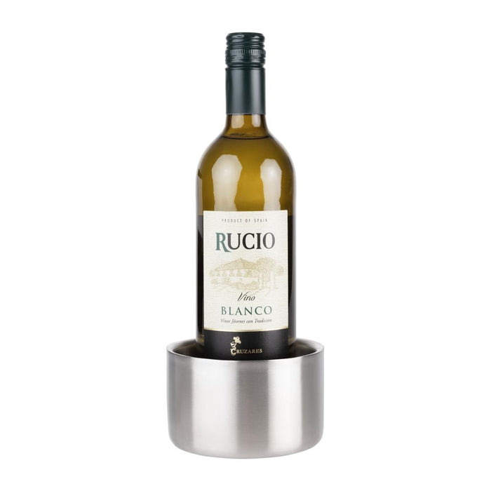 Olympia Dubbelwandige RVS Wijn- En Champagne Onderzetter