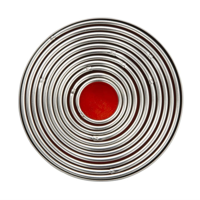 Vogue set ronde uitsteekvormen 2,3 - 9(Ø)cm (11 stuks)