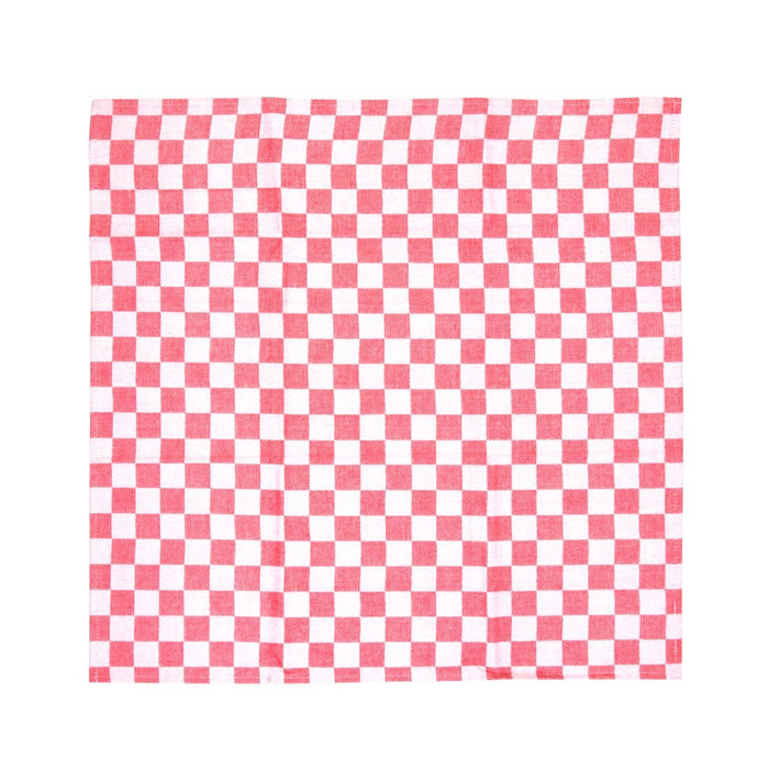 Vogue theedoek rood geblokt