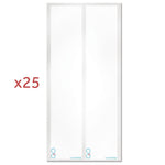 Puracycle set herbruikbare blanco flesetiketten