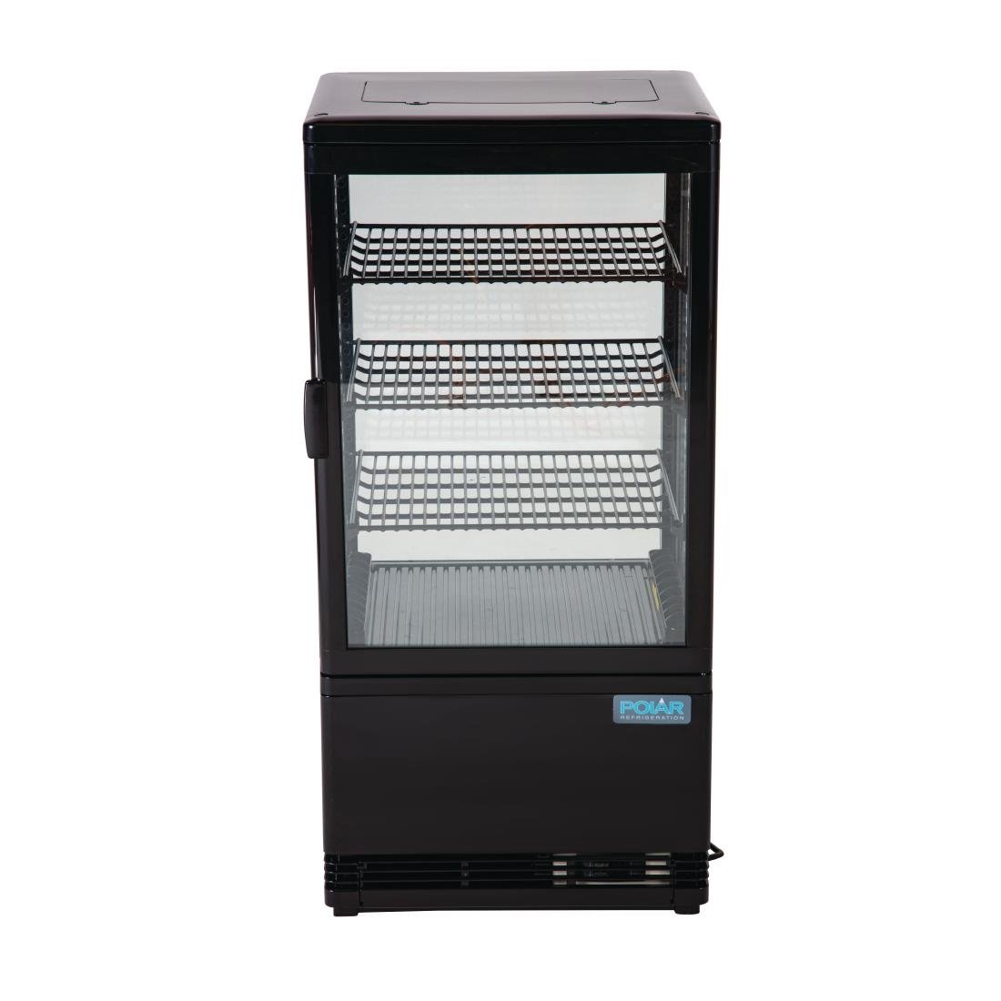Polar C-serie koelvitrine zwart 68L