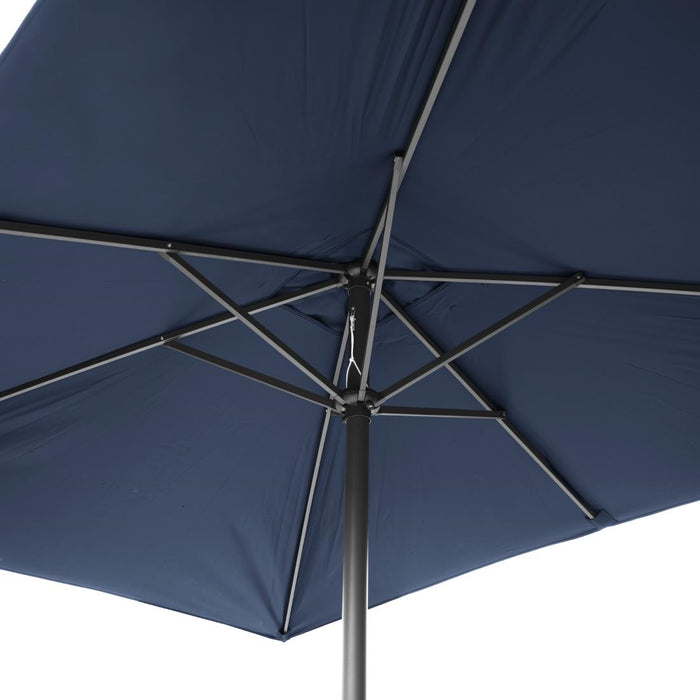 Bolero Sevilla Vierkante Parasol 2X3M Marineblauw
