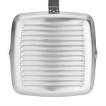 Vogue aluminium vierkante anti-aanbak teflon geribbelde grillpan 24cm