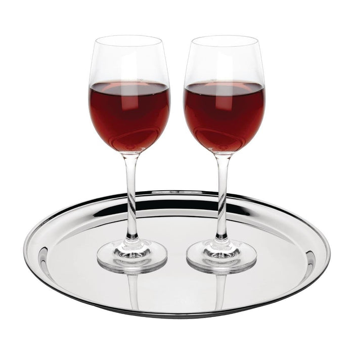 Olympia RVS dienblad rond 30cm