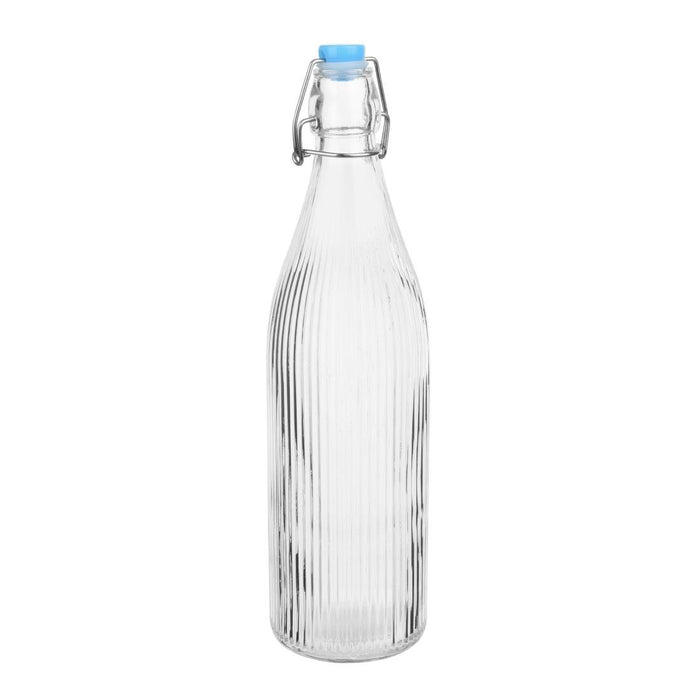 Olympia Geribbelde Schommeltop Waterflessen 1Ltr (Pakket Van 6)