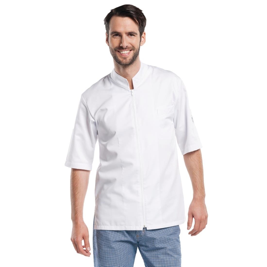 Koksbuis Korte Mouw Wit Chaud Devant XS